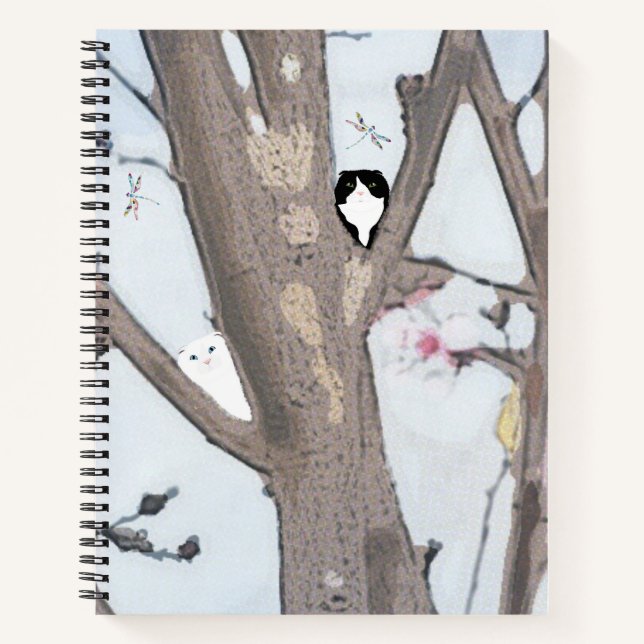 Spring Blossom Spiral Notebook (Front)