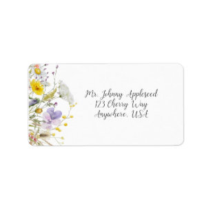Spring Blossom Wedding Address Labels
