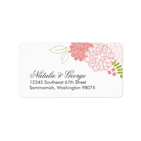 Spring Blossoms Address Labels