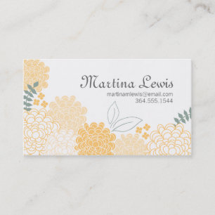 Spring Blossoms Calling Card