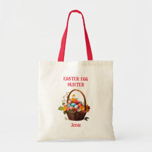 Spring Blossoms Easter Egg Hunt Tote Bag