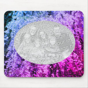 Spring Blossoms Floral Photo Template Mouse Mat