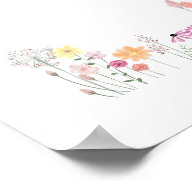 Spring, Blossoms ,Flowers , Nature , Pastel  Poster (Corner)