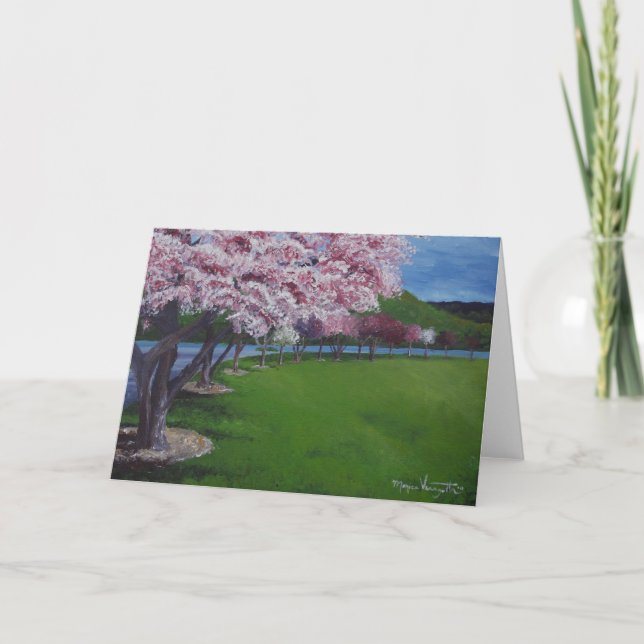 Spring Blossoms Greeting Card (Front)