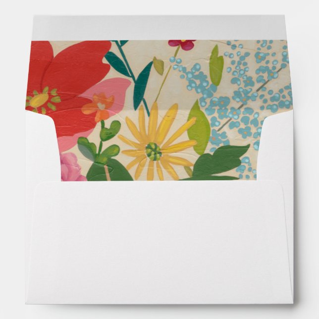 Spring Blossoms II Envelope (Back (Bottom))