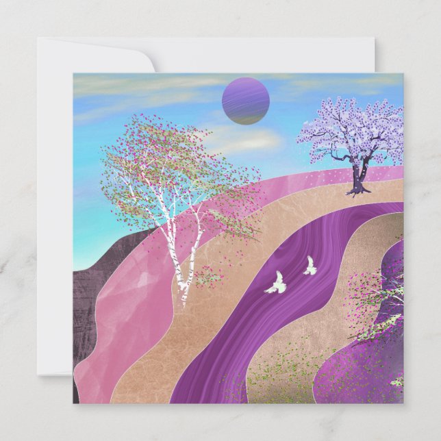 Spring Blossoms Landscape (Front)