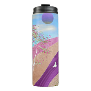 Spring Blossoms Landscape Thermal Tumbler