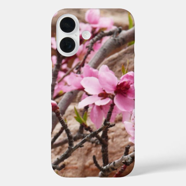 Spring Blossoms on Zion Rocks Case-Mate iPhone Case (Back)