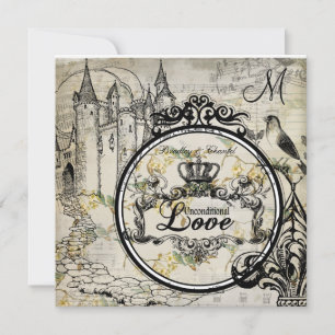 Spring Blossoms Unconditional Love Wedding Invite