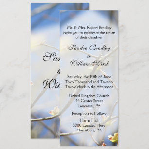 Spring Blossoms Wedding Invitation