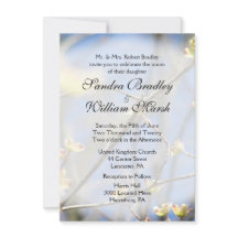 Spring Blossoms Wedding Invitation