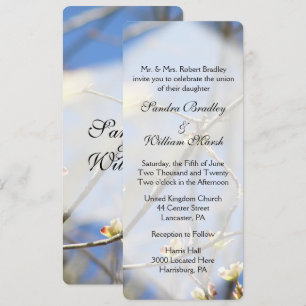 Spring Blossoms Wedding Invitation