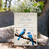 Spring Bluebirds Bridal Shower