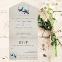 Spring Bluebirds Wedding