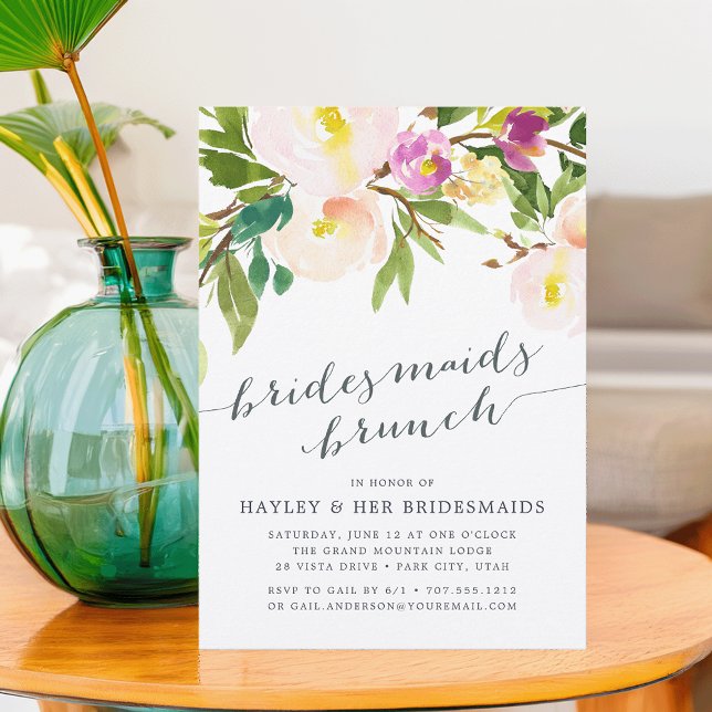 Spring Blush | Bridesmaids Brunch Invitation (Creator Uploaded)