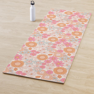Spring Boho Flowers 1 Yoga Mat