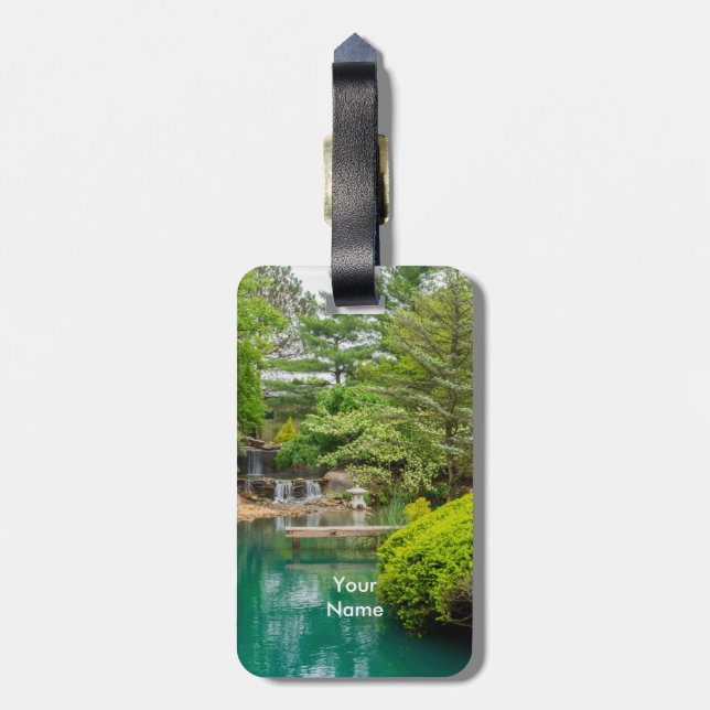 Spring Botanical Beauty Luggage Tag (Back Vertical)