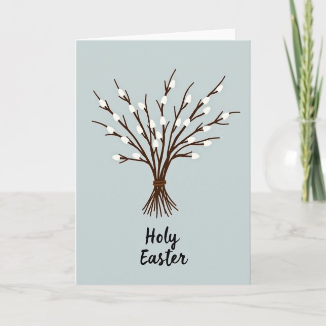 Spring Botanical Design Card (Front)