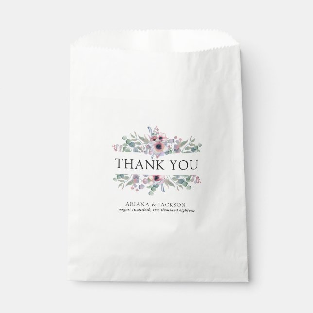 Spring Botanical Favour Bags (Front)