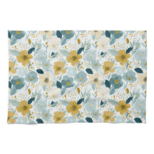 Spring Botanical Floral  Kitchen Towels
