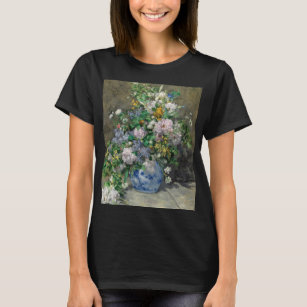 Spring Bouquet, 1866 by Pierre-Auguste Renoir T-Shirt