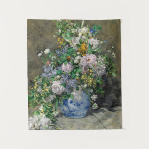 Spring Bouquet, 1866 by Pierre-Auguste Renoir Tapestry