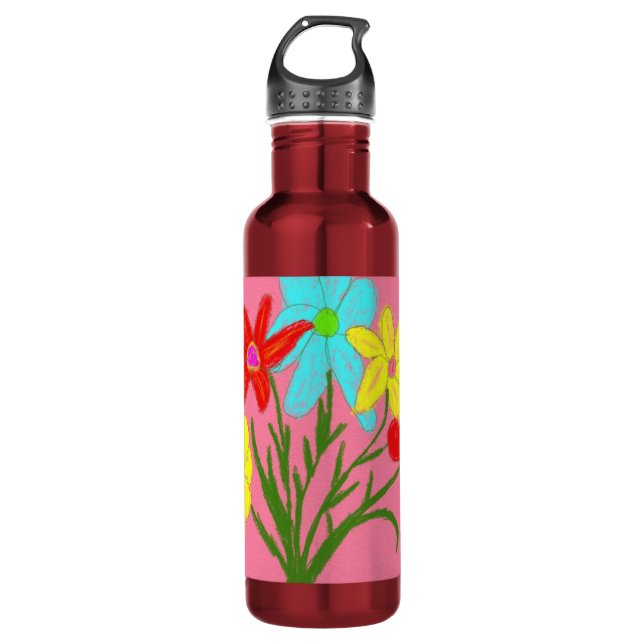 Spring bouquet 710 ml water bottle (Front)