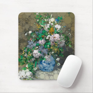 Spring Bouquet by After Pierre-Auguste Renoir Mouse Mat