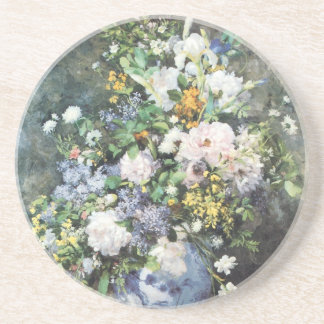 Spring Bouquet by Pierre Renoir, Vintage Flowers Coaster