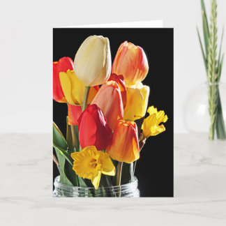 Spring Bouquet Card