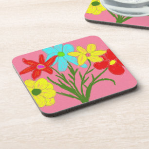 Spring bouquet coaster