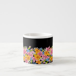 Spring bouquet espresso cup