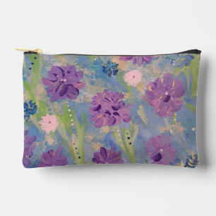 Spring Bouquet Floral Accessories Pouch