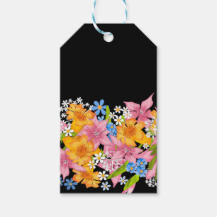 Spring bouquet gift tags