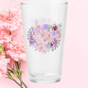 Spring Bouquet Glass Cup