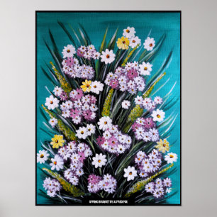 Spring Bouquet Painting by Alfred Fox Poster