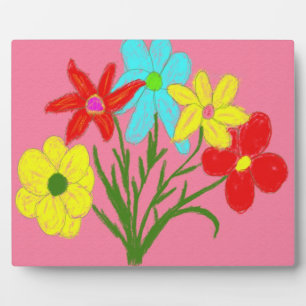 Spring bouquet plaque