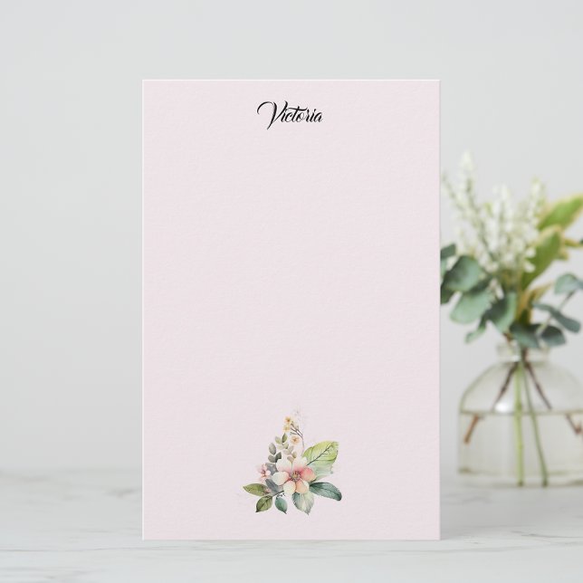 Spring Bouquet Stationery (Creator Uploaded)