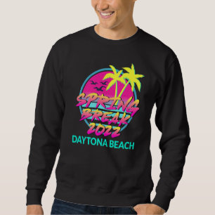Spring Break 2022 Daytona Beach Retro 80s Vintage Sweatshirt