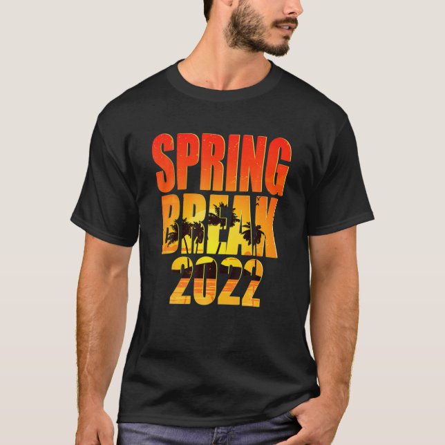 Spring Break 2022 Family Tee Spring Break Sunset 2 (Front)