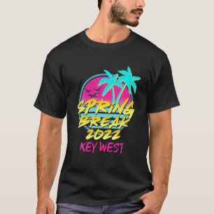 Spring Break 2022 Retro 80S 90S Key West FL Family T-Shirt