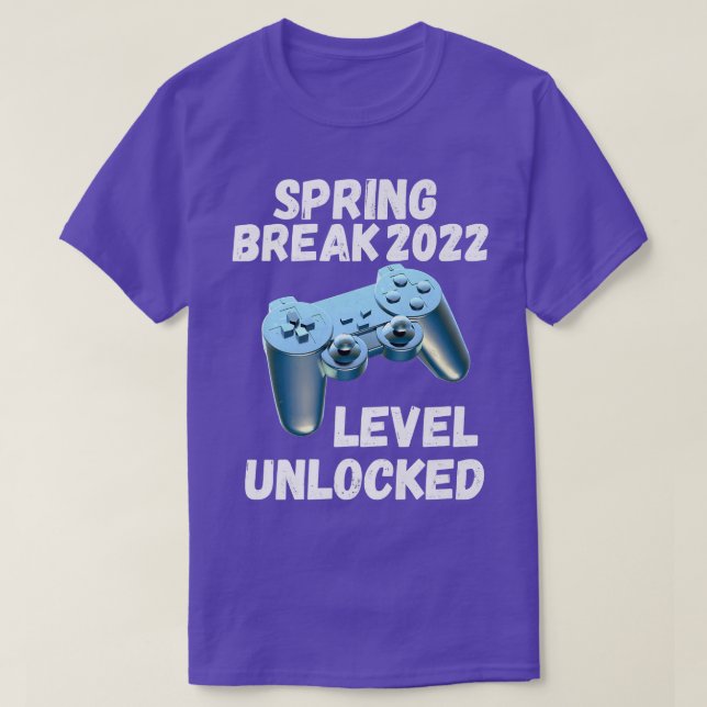 Spring Break 2022 Video Game Lover Gaming Funny Fa T-Shirt (Design Front)