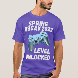 Spring Break 2022 Video Game Lover Gaming Funny Fa T-Shirt