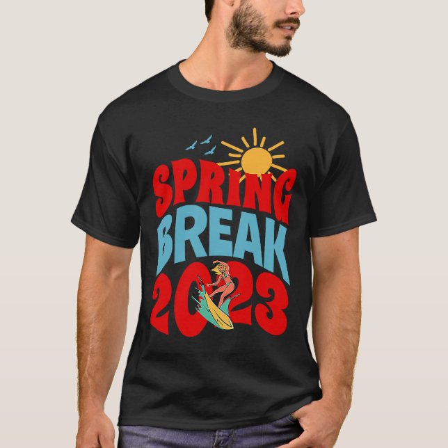 Spring Break 2023 Beach Vacation T-Shirt (Front)