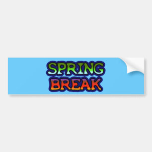 Spring Break Bumper Sticker