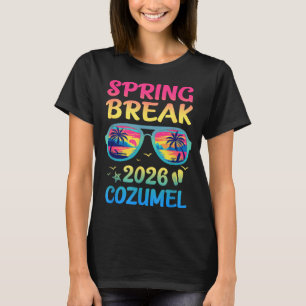Spring Break Cozumel 2026 Vacation Trip Sungles  T-Shirt