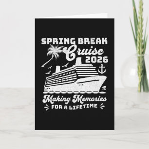 Spring Break Cruise 2026 Matching Family Group Vac Card