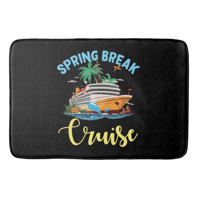 Spring Break Cruise Bath Mat (Front)