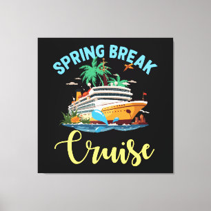 Spring Break Cruise Canvas Print