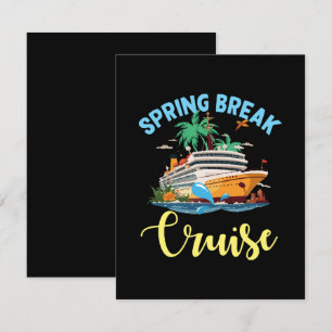 Spring Break Cruise Enclosure Card
